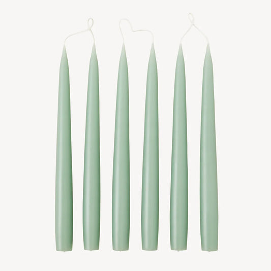 Sage taper candles - pair - THE BRISTOL ARTISAN