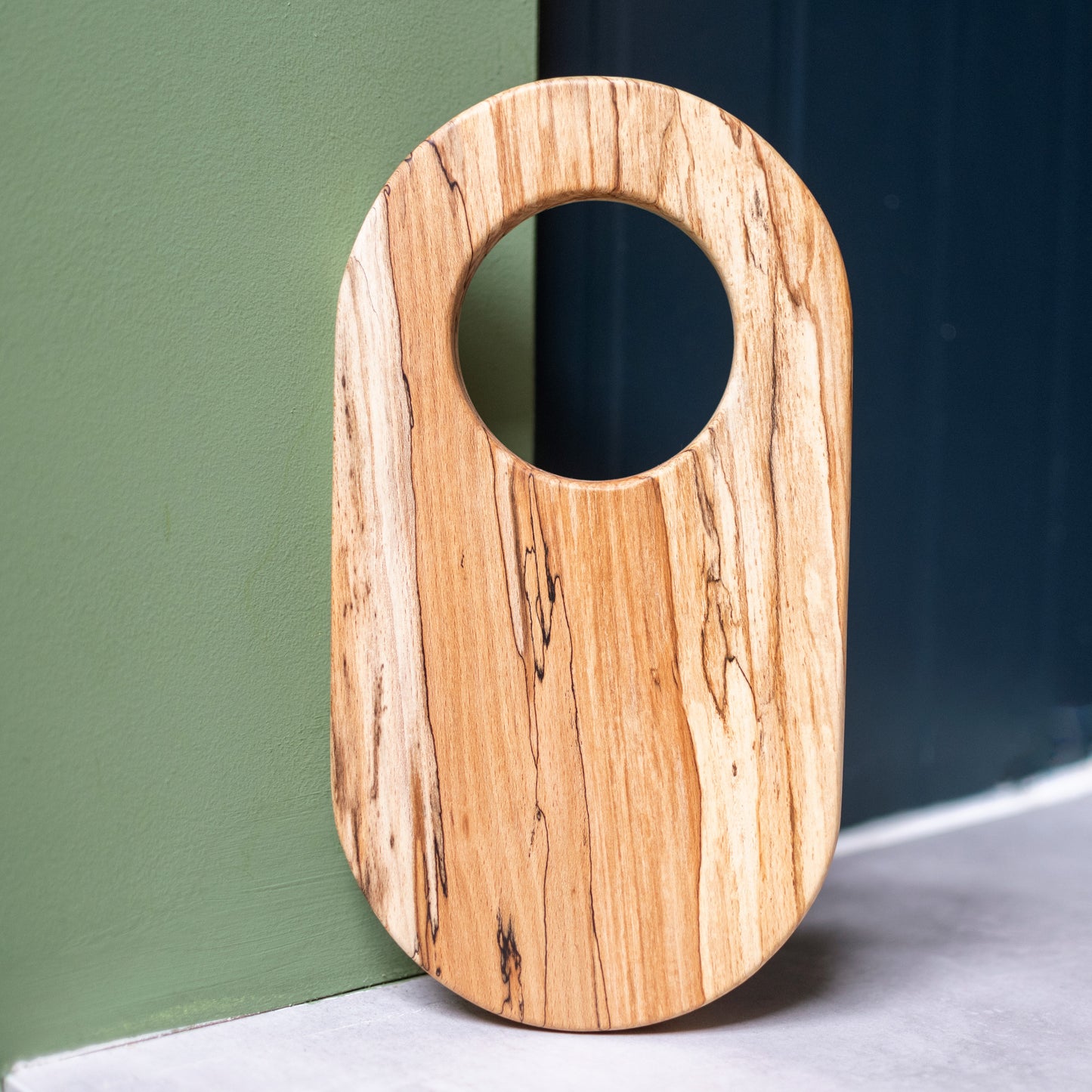 Small Serving Board in Spalted Beech - The Bristol Artisan Handmade Sustainable Gifts and Homewares.