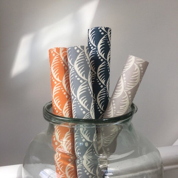 Gift Wrap - Wave Indigo - THE BRISTOL ARTISAN