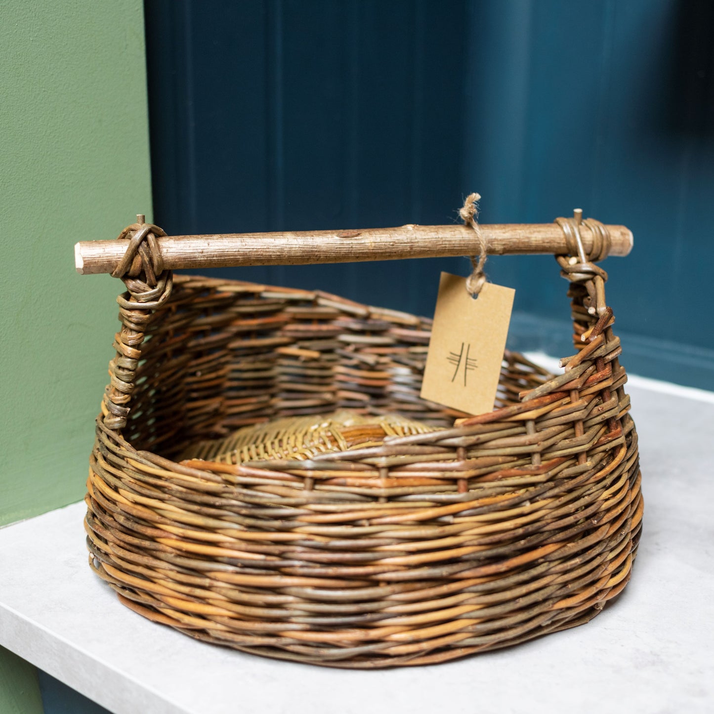 Ofett Basket Handmade by Hopewood Baskets - The Bristol Artisan Handmade Sustainable Gifts and Homewares.