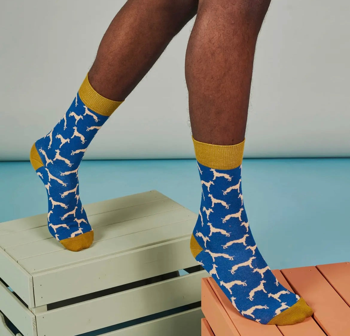 Organic Cotton Crew Socks - whippet - UK 8-11 - THE BRISTOL ARTISAN