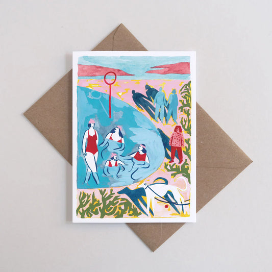 Portobello Beach Seaside Card - THE BRISTOL ARTISAN