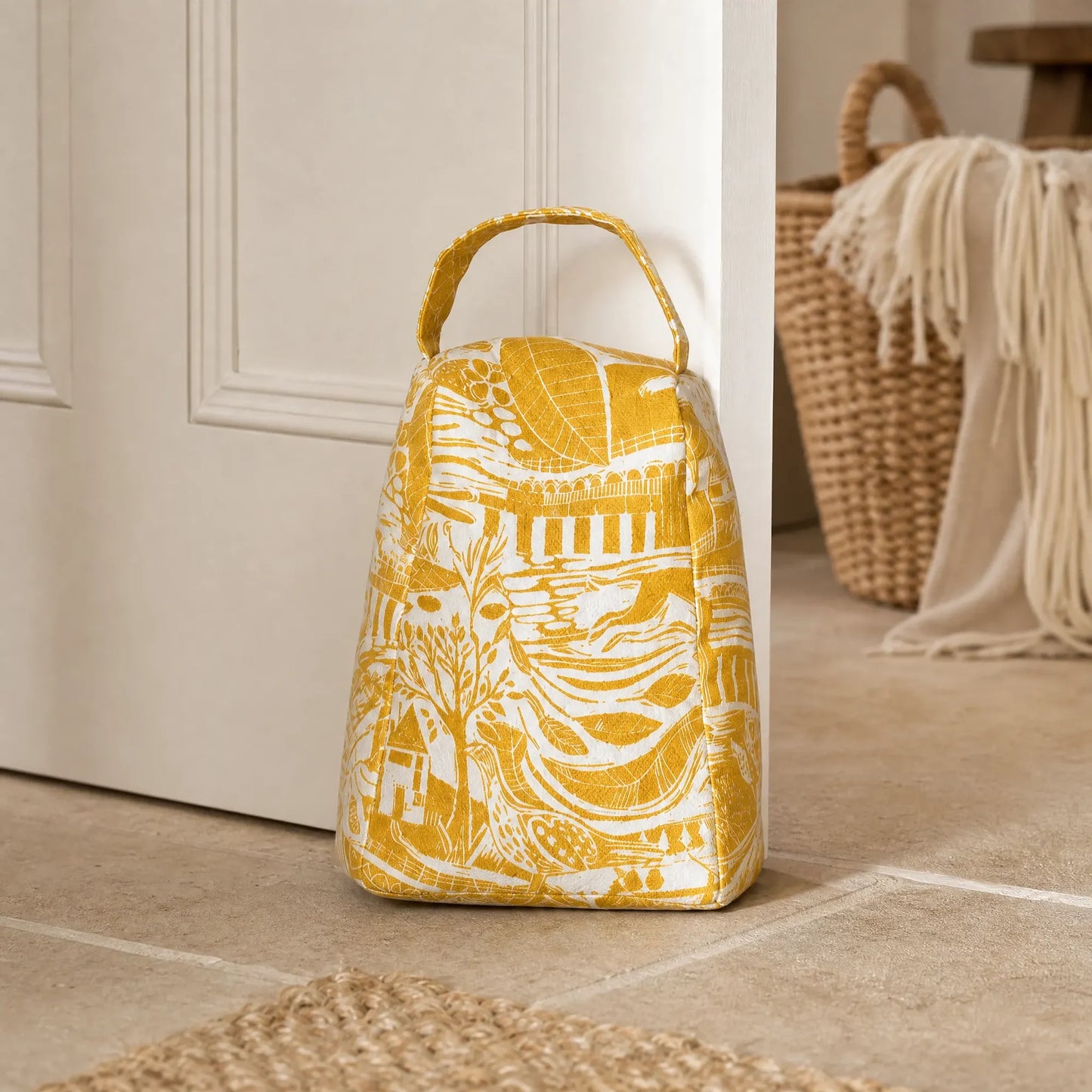 Through the Fields Ochre Door Stop