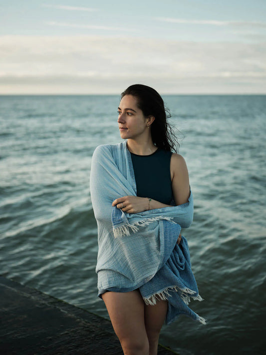 Hammam Towel - Sky blue
