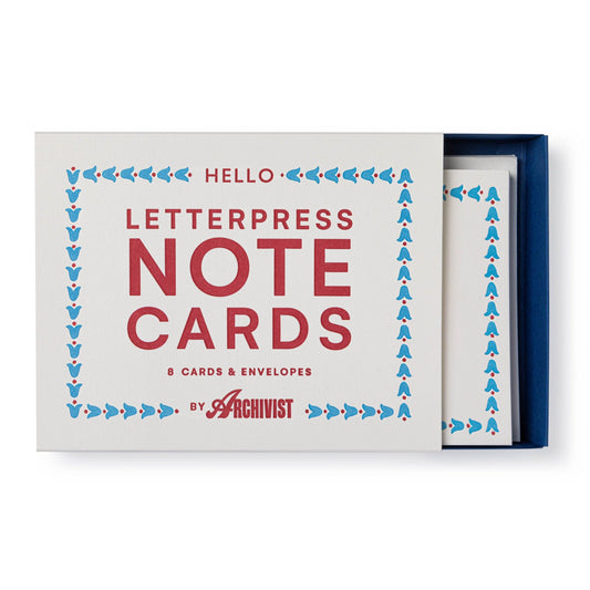 ‘Hello’ Tulip Notecards Set - THE BRISTOL ARTISAN