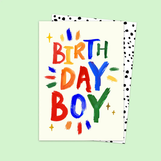 Birthday Boy Card - THE BRISTOL ARTISAN