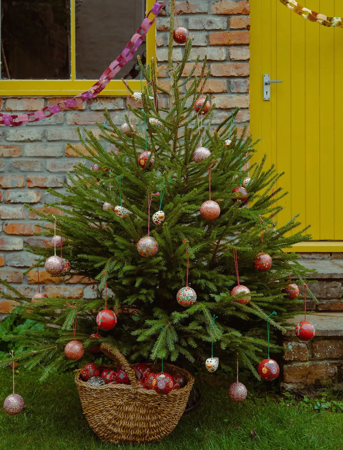 Red Bouquet Bauble Christmas Decoration - THE BRISTOL ARTISAN