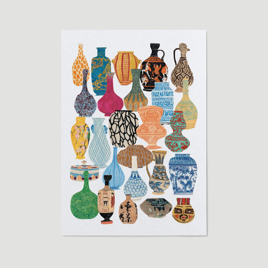 Vases and Ceramic A4 Print by James Barker - THE BRISTOL ARTISAN