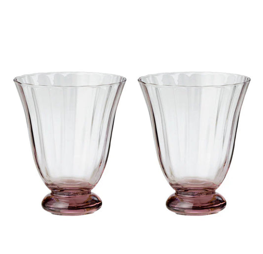 Drinking Glass, Pink - THE BRISTOL ARTISAN