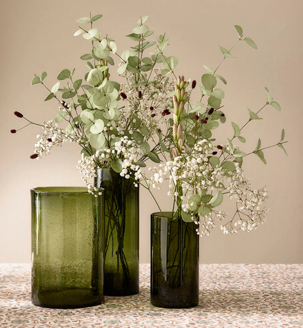 Recycled Glass Vase - Green - THE BRISTOL ARTISAN