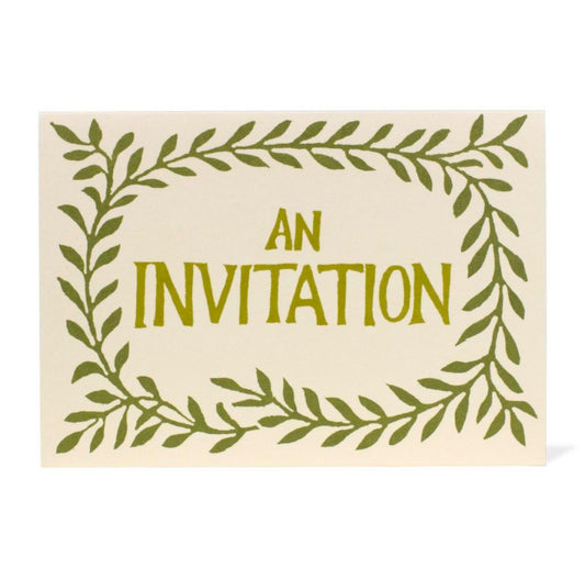 An Invitation Card - THE BRISTOL ARTISAN