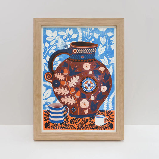 Cider Jug A3 Print - THE BRISTOL ARTISAN