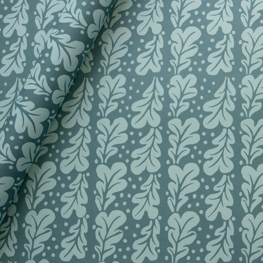 Gift Wrap - Quercus Duck Egg - THE BRISTOL ARTISAN