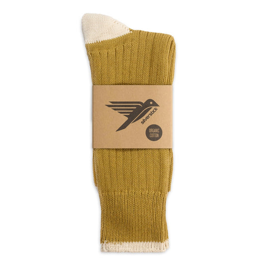 Silverstick Organic Cotton Socks, Mustard - UK 8-10 - THE BRISTOL ARTISAN