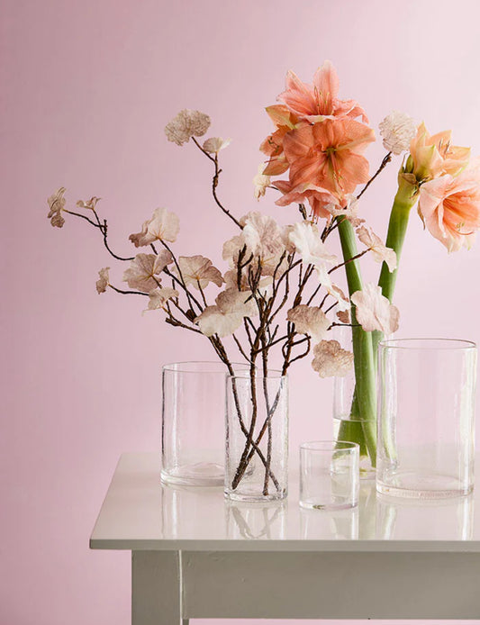 Recycled Glass Vase - Clear - THE BRISTOL ARTISAN