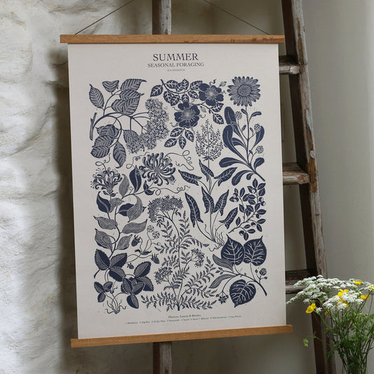 Summer foraging print - THE BRISTOL ARTISAN