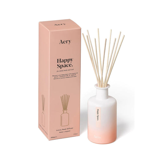 Happy Space Reed Diffuser - The Bristol Artisan Handmade Sustainable Gifts and Homewares.