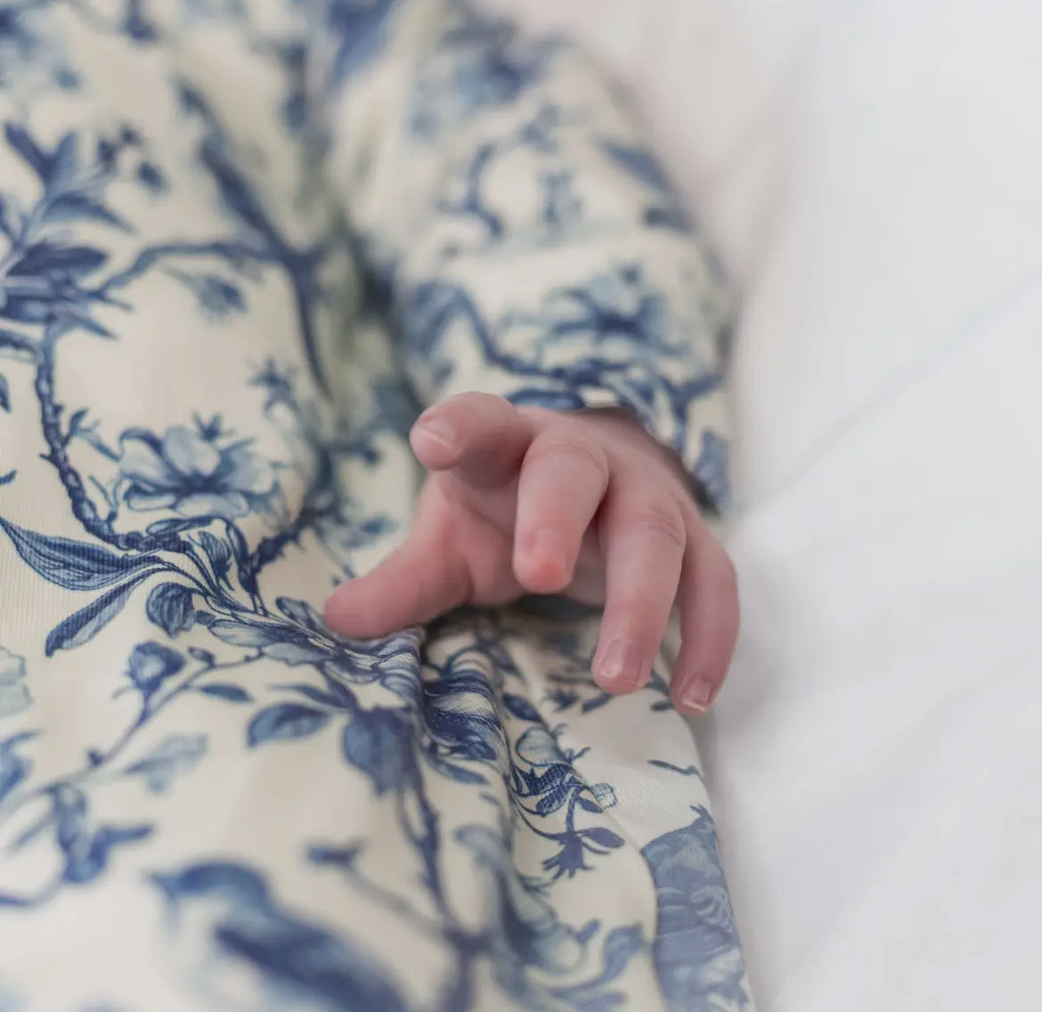 Willow print baby sleep suit by Fred & Noah - THE BRISTOL ARTISAN