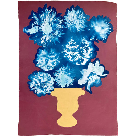 Bloom Series, Vase three - Original Artwork on paper - THE BRISTOL ARTISAN