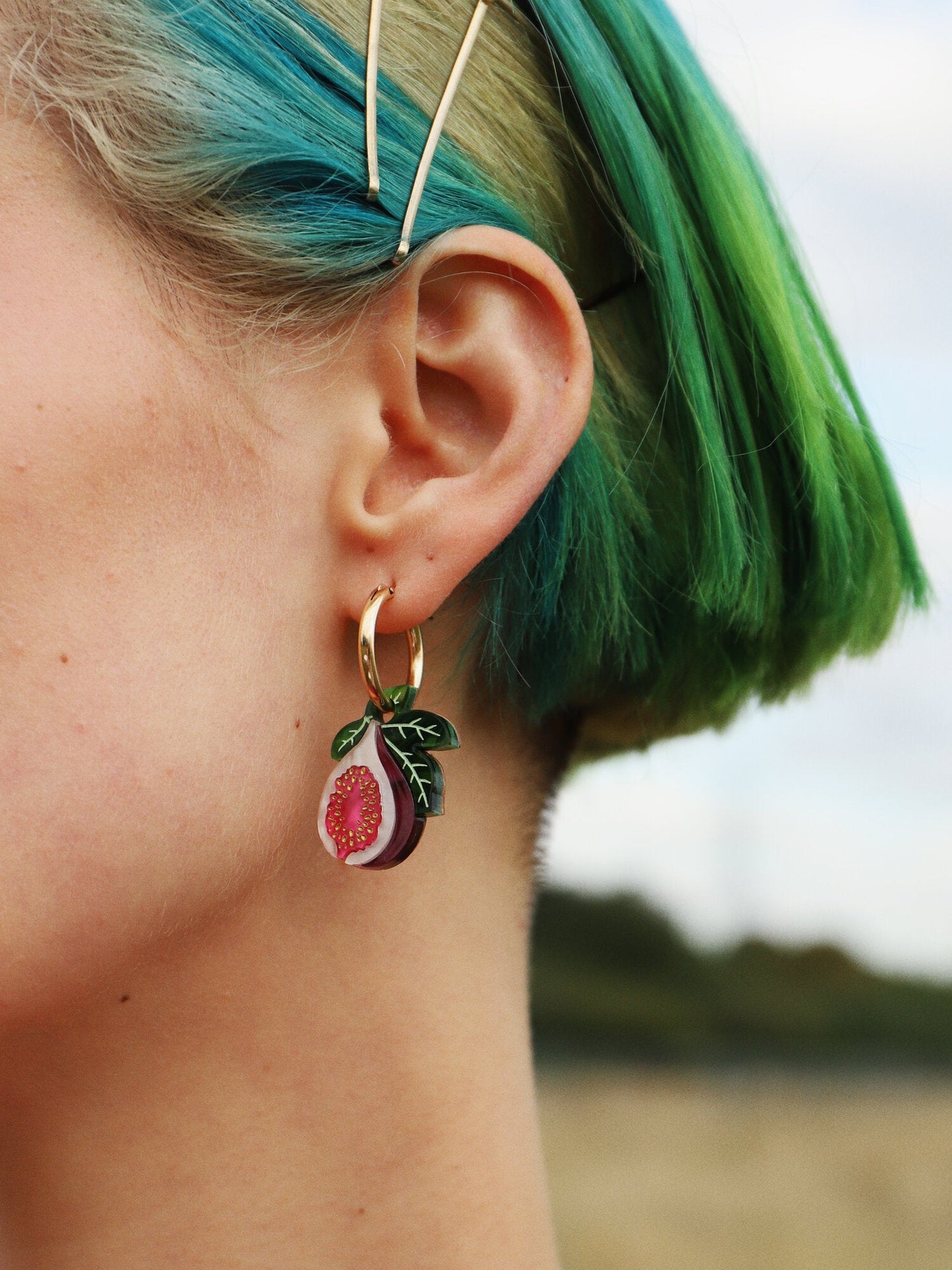Fig Hoops by Wolf & Moon - THE BRISTOL ARTISAN