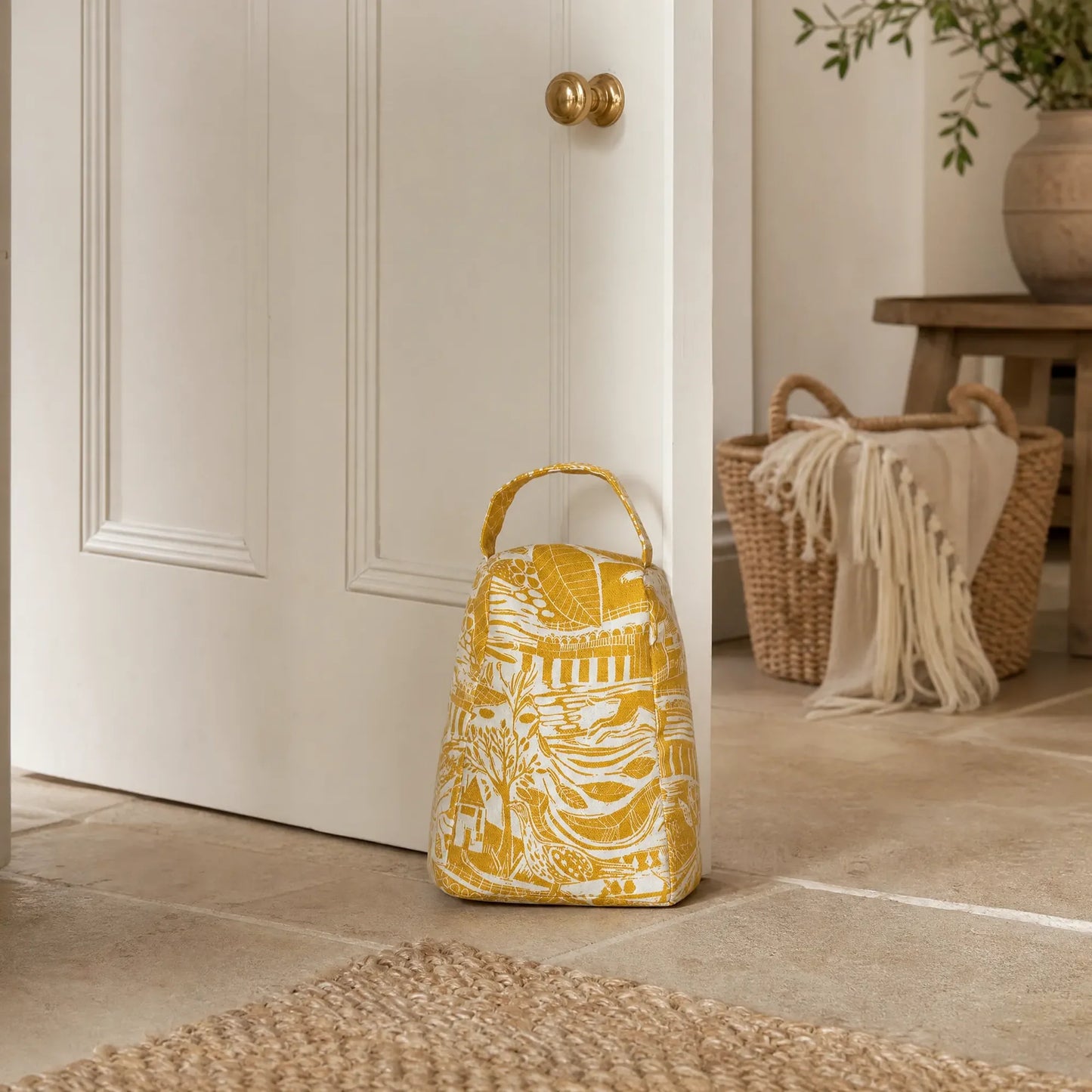 Through the Fields Ochre Door Stop