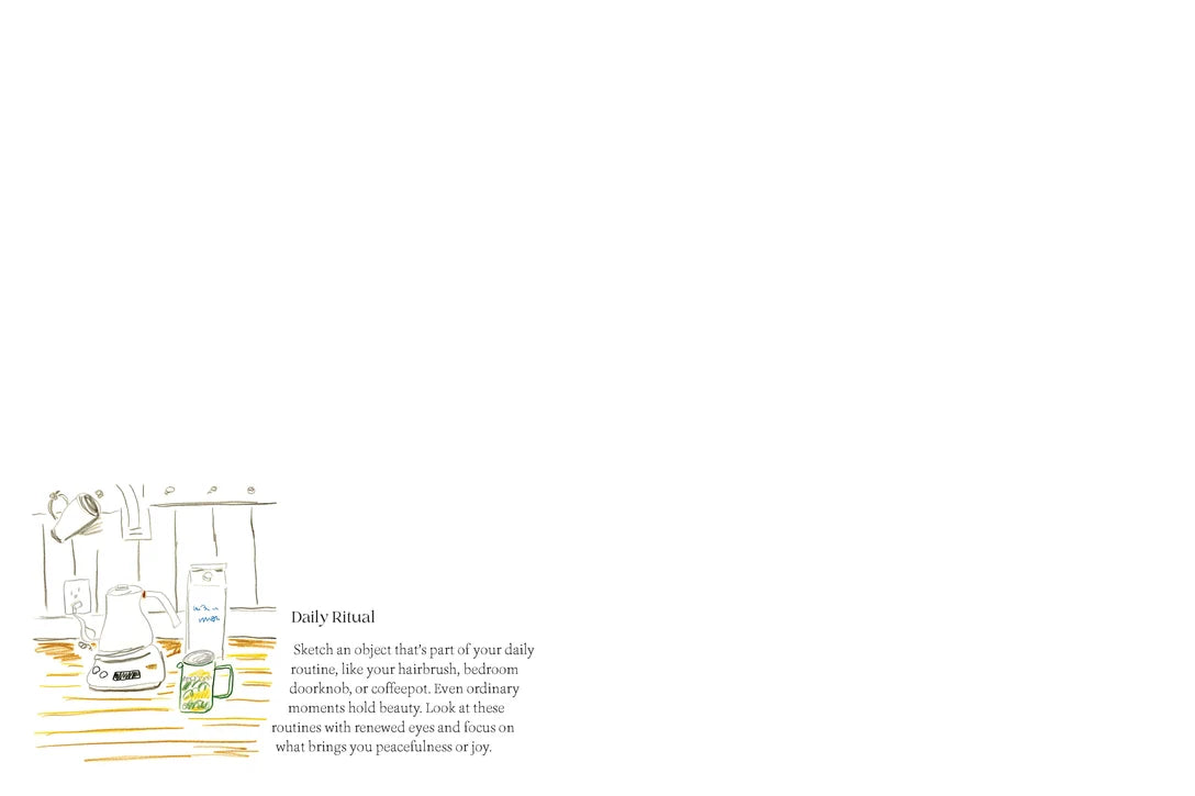 Quiet moments: A Guided Sketchbook