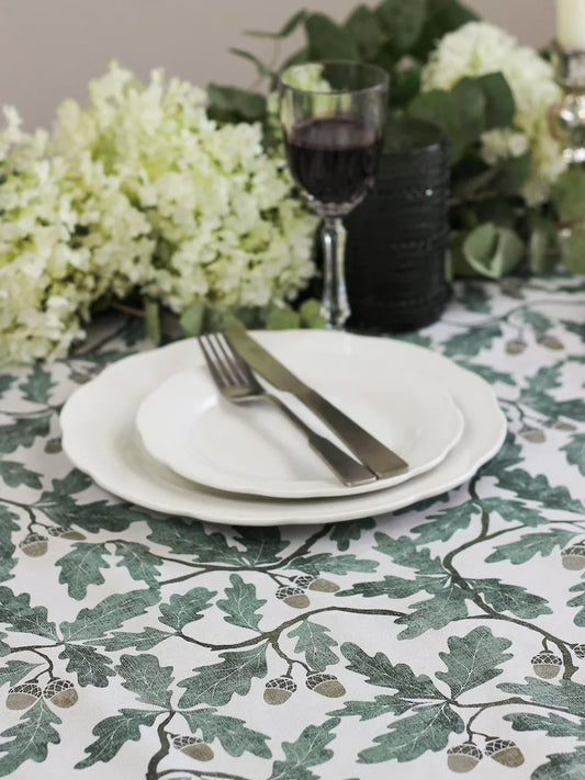 English Oak Tablecloth - THE BRISTOL ARTISAN