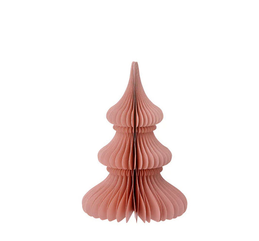 Honeycomb paper tree decoration - Rose - THE BRISTOL ARTISAN