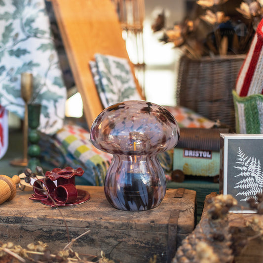 Portable LED Mushroom Lamp - Pastel Pink - THE BRISTOL ARTISAN
