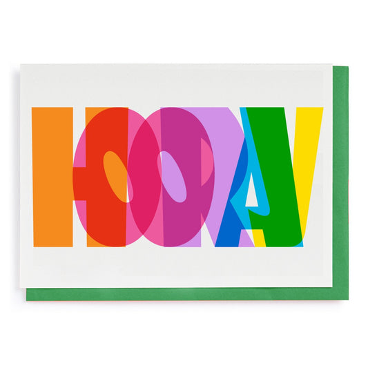 Rainbow Hooray Card
