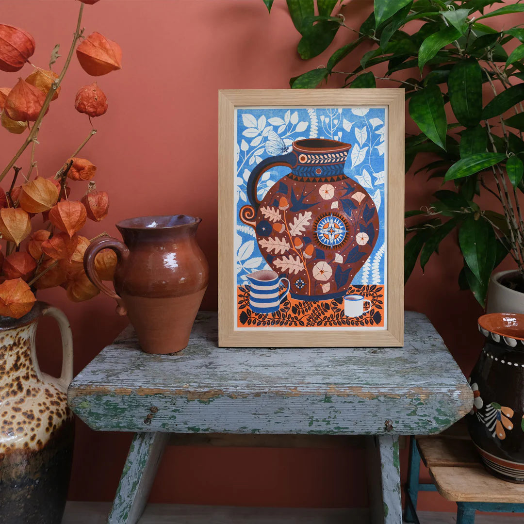 Cider Jug A3 Print - THE BRISTOL ARTISAN