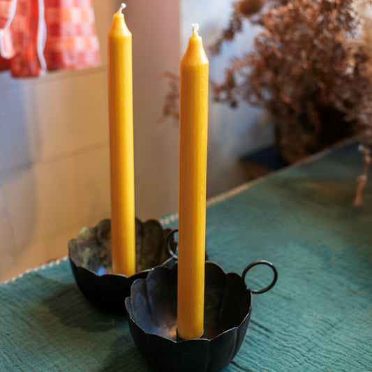 Dinner Candle -  Honey - THE BRISTOL ARTISAN