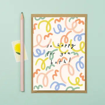 So Happy For You Both Celebration Card - THE BRISTOL ARTISAN