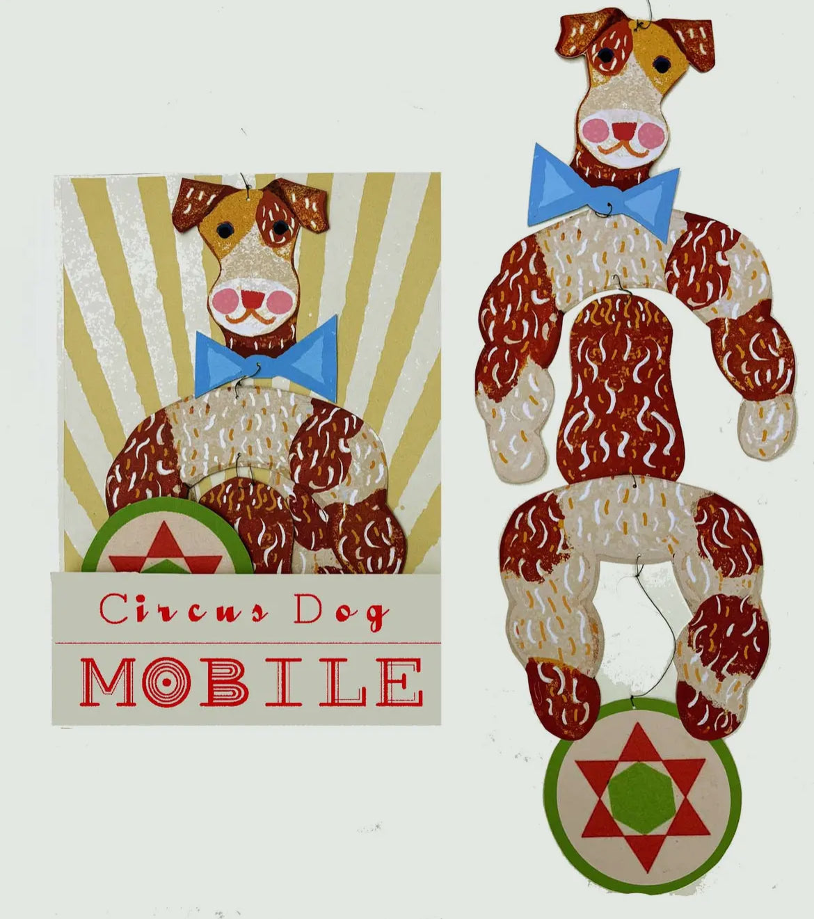 Nursery Room Terrier Dog Kinetic Mobile - THE BRISTOL ARTISAN