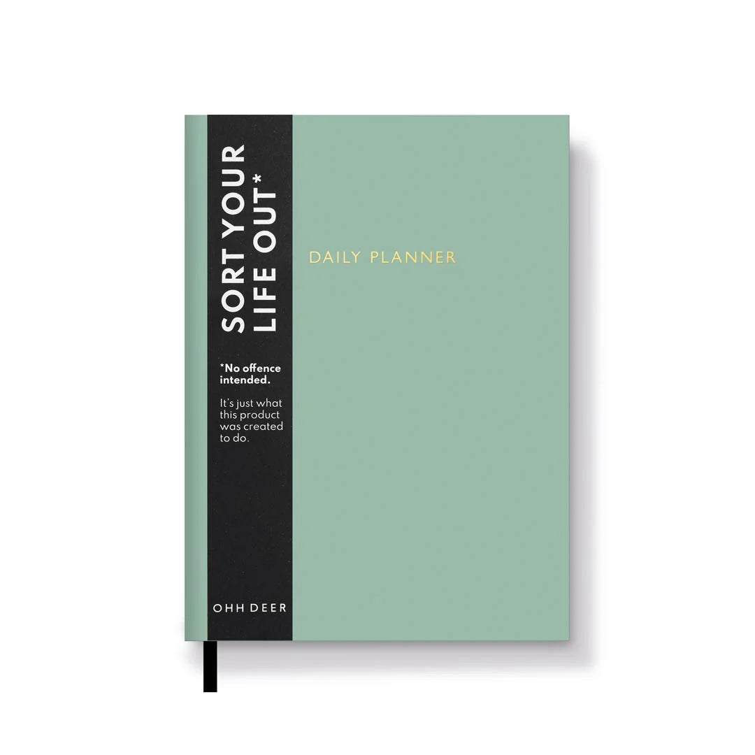 Sage Green A5 Daily Planner - THE BRISTOL ARTISAN