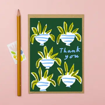 Thank You Plants Card - THE BRISTOL ARTISAN