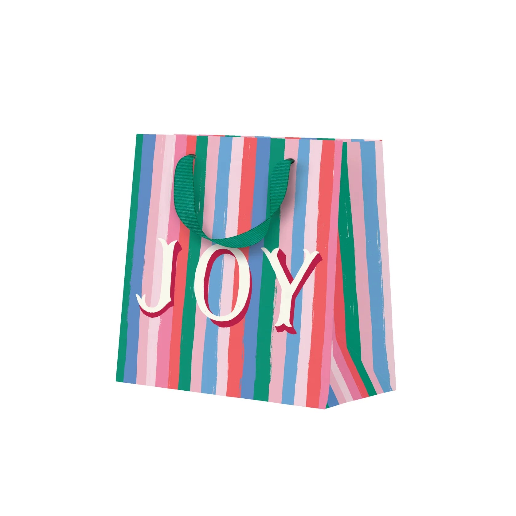 Joy Stripes Mini Gift Bag - THE BRISTOL ARTISAN