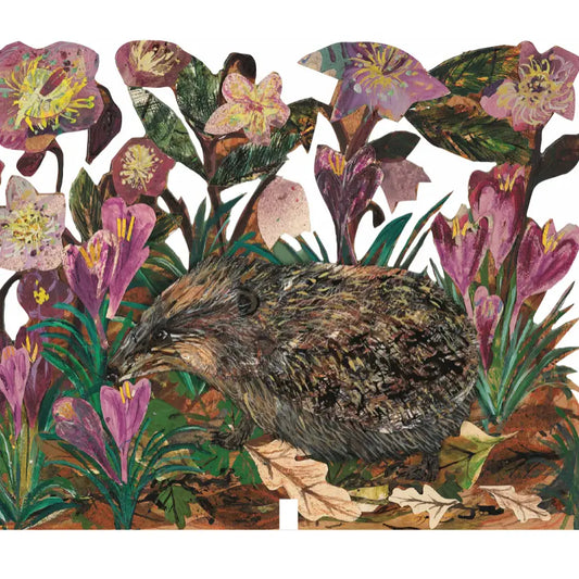 Hedgehog & Hellebore’s Card with Birch Keepsake and Stand - THE BRISTOL ARTISAN