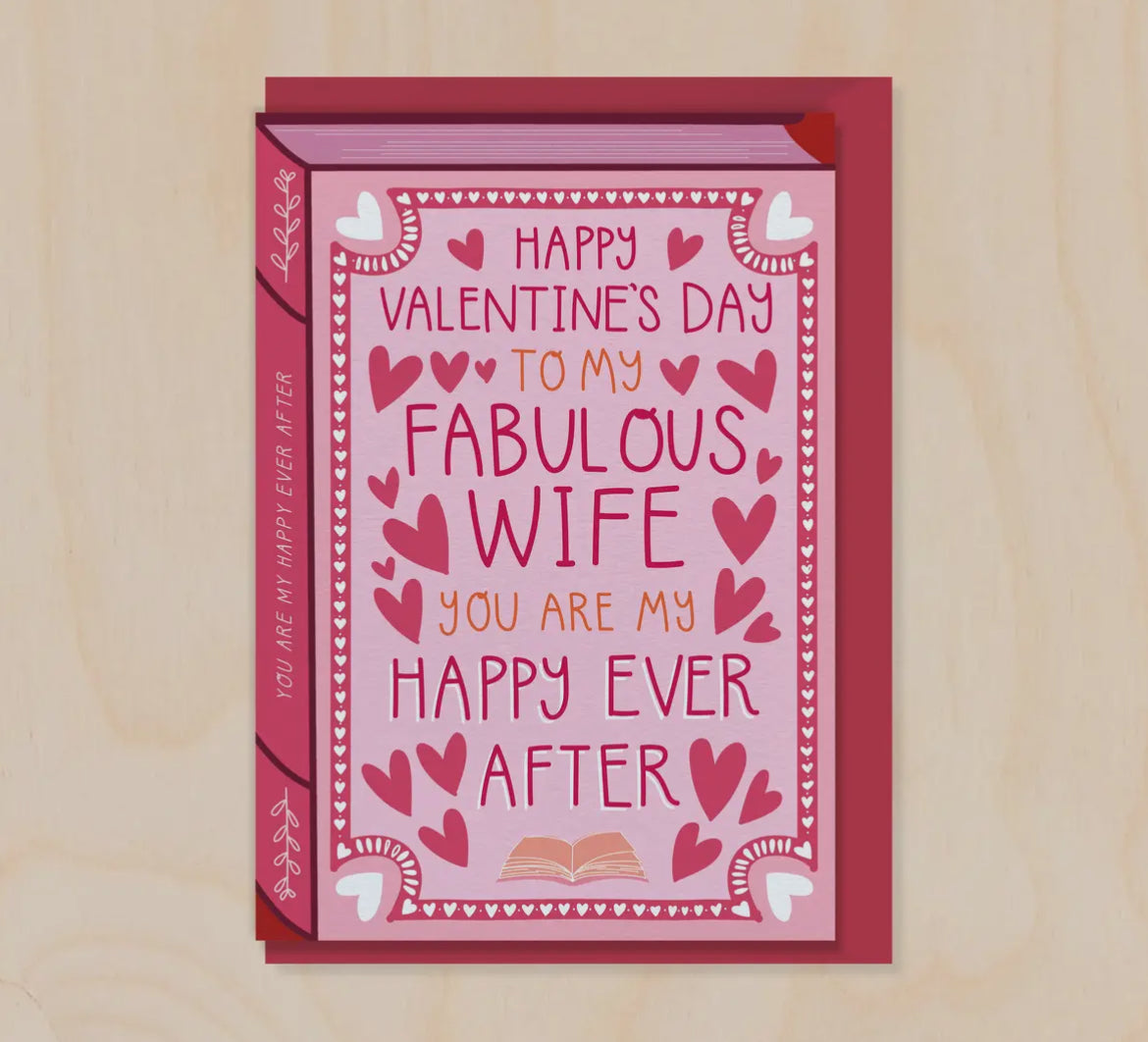 Wife Valentines card - THE BRISTOL ARTISAN