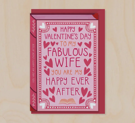 Wife Valentines card - THE BRISTOL ARTISAN