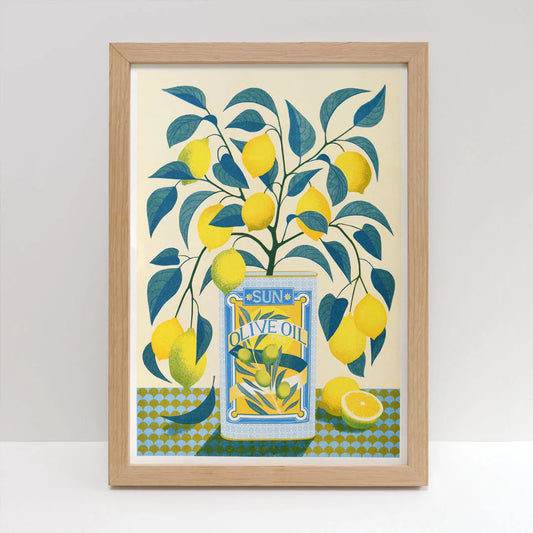 Lemon Tree A3 Print - THE BRISTOL ARTISAN