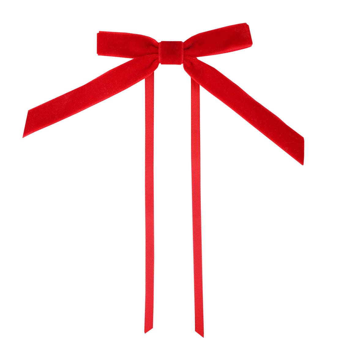 Red Velvet Christmas Bows - 8 Pack