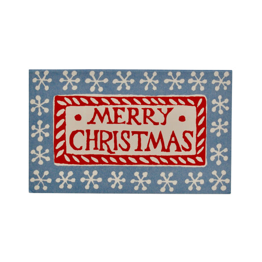 Pack of Merry Christmas Gift Cards Red and Blue - THE BRISTOL ARTISAN