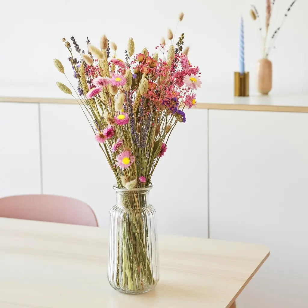 Large Dried Flower Bouquet, Pink - THE BRISTOL ARTISAN