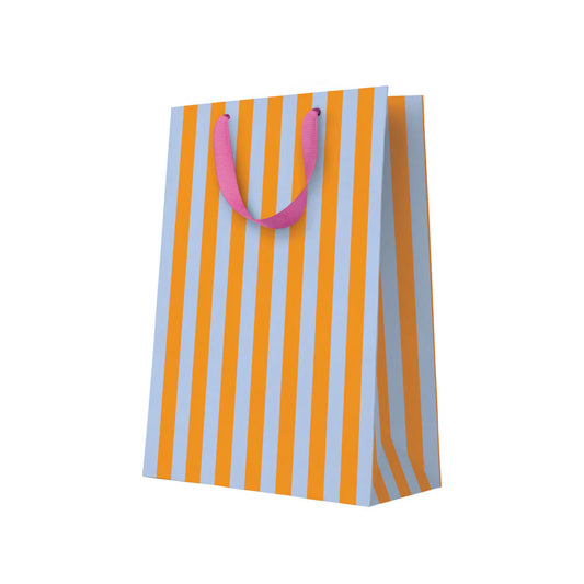 Orange and Blue Large Gift Bag - THE BRISTOL ARTISAN