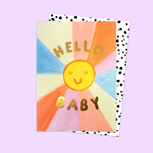 Hello Baby card - THE BRISTOL ARTISAN