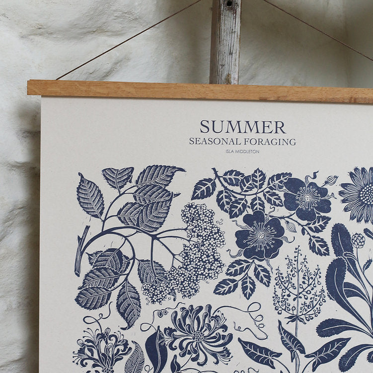 Summer foraging print - THE BRISTOL ARTISAN