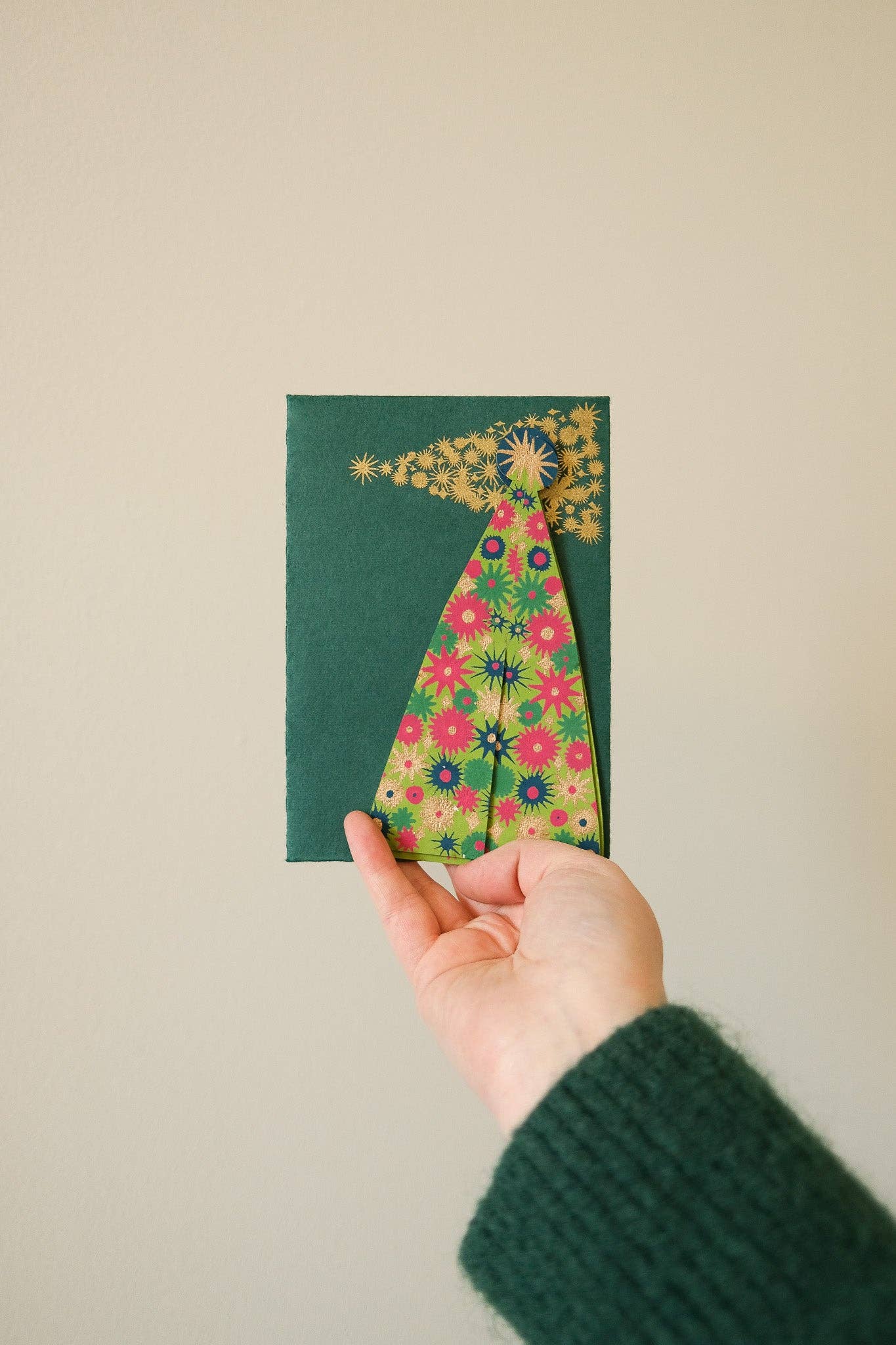 Star Tree Christmas Card
