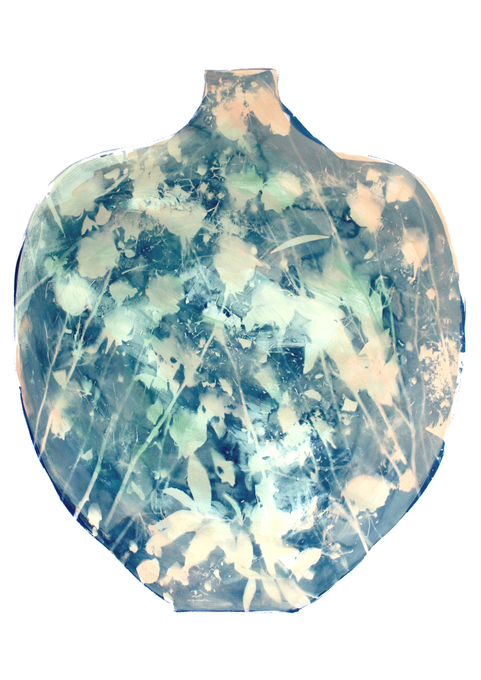 Rose Garden vase Four Print - A4 Size - THE BRISTOL ARTISAN