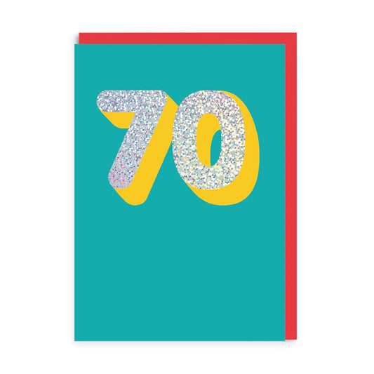 70th Birthday Card - THE BRISTOL ARTISAN